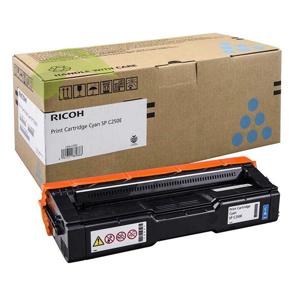 Toner Ricoh SP C250E, 407544 originál cyan, Ricoh SP C250DN/SP C250SF