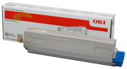 Toner OKI 44844505 originální žlutý, OKI C831/C841