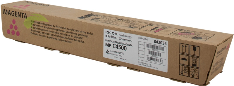 Toner Ricoh Aficio MP C3500/MP C4500, 842036, originální magenta