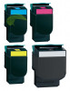 Sada renovovaných tonerů pro Lexmark C540/C544/C546/X544/X546/X548 -  CMYK