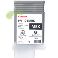 Inkoustová náplň Canon PFI-101MBK, 0882B001 matná černá originální, iPF5000/6000