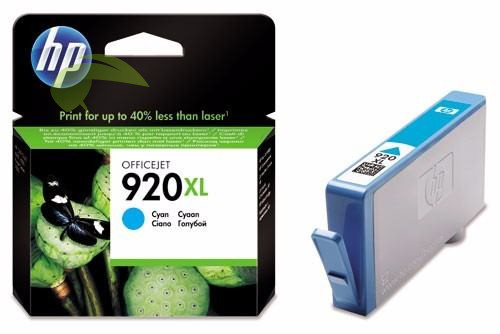 HP CD972A, HP 920XL originální náplň cyan, OfficeJet 6000/6500/7000/7500A