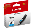 Canon CLI-551 C originální náplň cyan, Pixma MG5450/MG5550/MG5650/MG5655