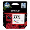 HP 3YM74AE, HP 653 originální náplň tříbarevná, DeskJet Plus Ink Advantage 6075/6475