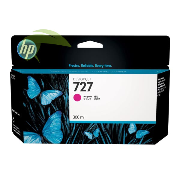 HP F9J77A, HP 727 originální náplň magenta, DesignJet T930/T1530/T2530