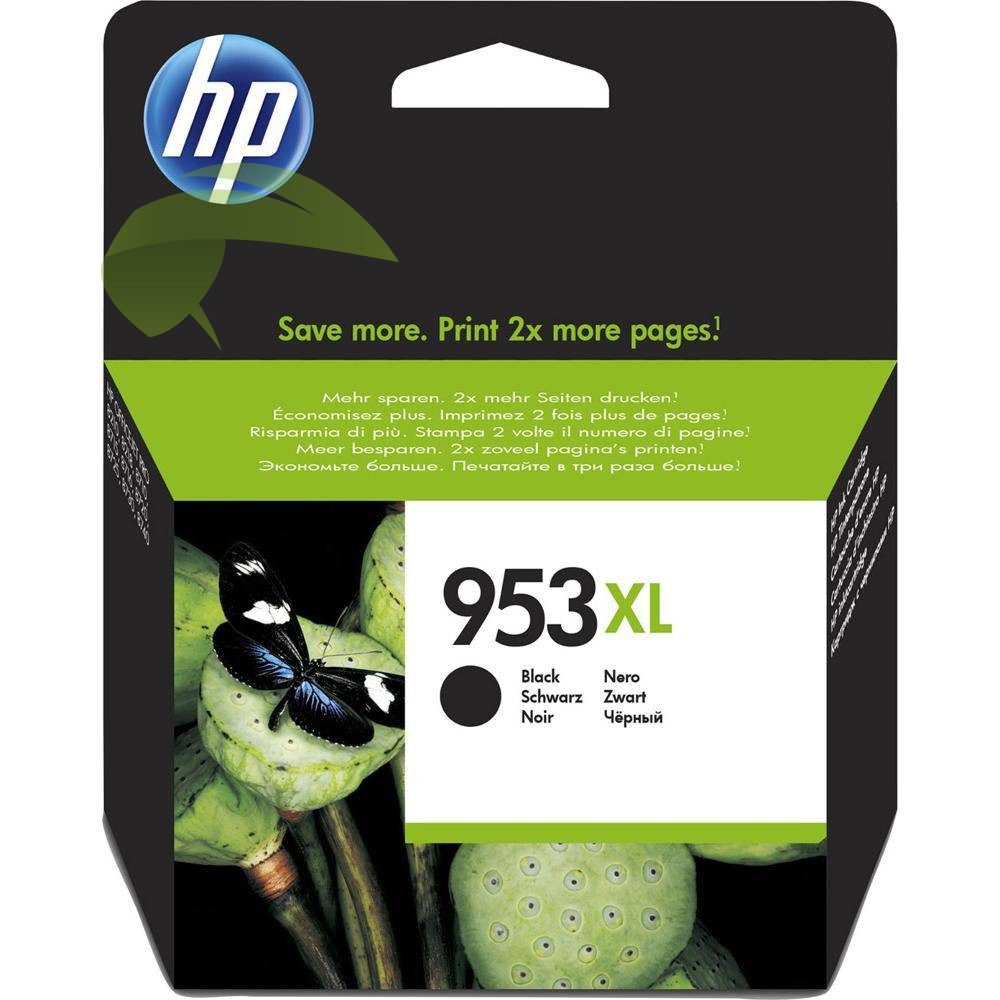 HP L0S70AE, HP 953XL originální náplň černá, OfficeJet Pro 7740/8210/8218/8710/8715