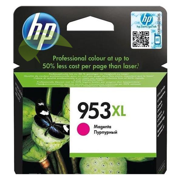 HP F6U17AE, HP 953XL originální náplň magenta, OfficeJet Pro 7740/8210/8218/8710/8715