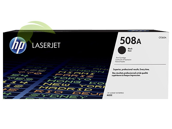 Toner HP 508A, CF360A originální černý, LaserJet M552/M553/M577