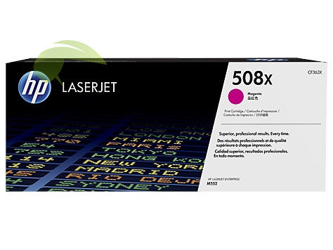 Toner HP 508X, CF363X originální magenta, LaserJet M552/M553/M577