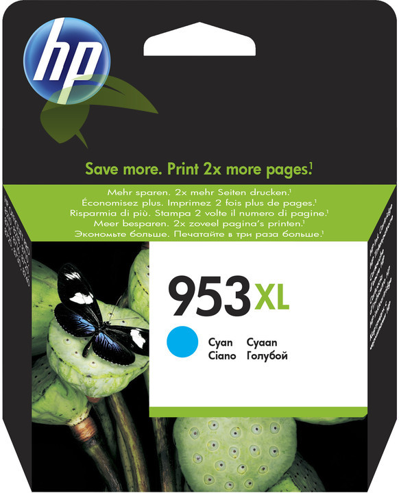 HP F6U17AE, HP 953XL originální náplň magenta, OfficeJet Pro 7740/8210/8218/8710/8715