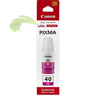 Inkoustová náplň Canon GI-40M, magenta originální, PIXMA G5040/G6040/G7040