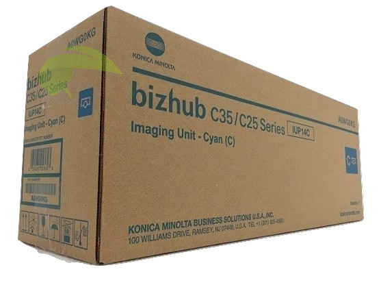 Zobrazovací válec pro Konica Minolta IUP-14C, A0WG0KJ originální cyan, bizhub C35/C35P