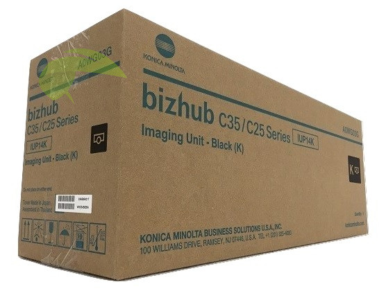 Zobrazovací válec pro Konica Minolta IUP-14K, A0WG03J originální černý, bizhub C35/C35P