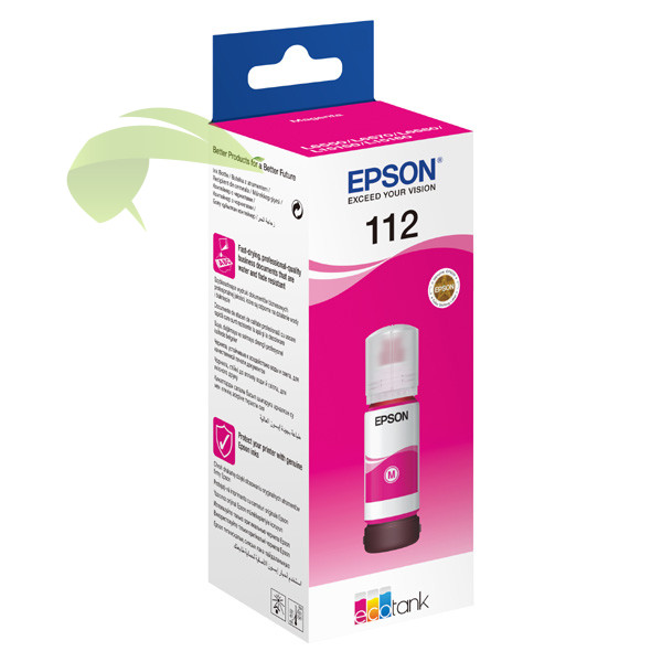 Epson 112, C13T06C34A originální magenta, L6550/L6570/L6580/L15150