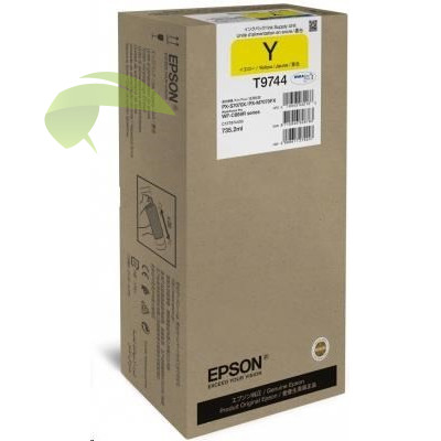 Originální náplň Epson T9744 XXL, C13T97440N žlutá, WorkForce Pro WF-C869