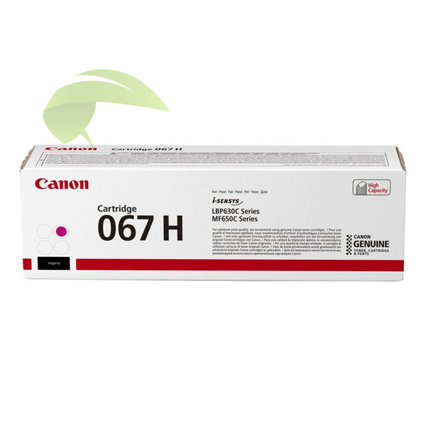 Toner Canon 067H, 5104C002 magenta Canon i-SENSYS MF651Cw/MF655Cdw/LBP631Cw/LBP633Cdw originální