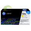 Toner HP Q6002A, 124A originální žlutý, HP Color LaserJet 1600/2600n/2605
