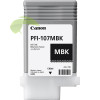 Inkoustová náplň Canon PFI-107MBK, 6704B001 matná černá originální, iPF670/680/685/770/780/785