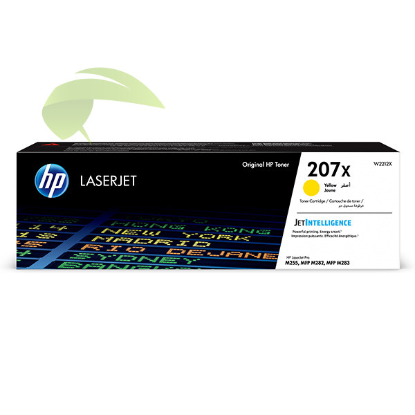 Toner HP 207X, HP W2212X originální žlutý,  Color LaserJet Pro M255/MFP M282/M283