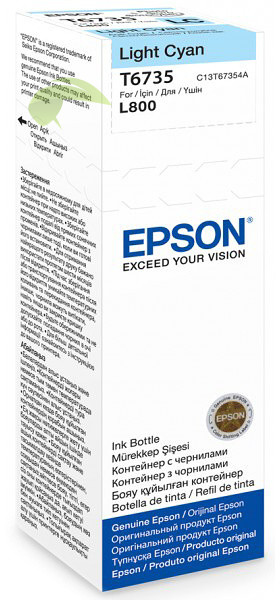 Epson T6732 originální cyan, Epson L800/L805/L810/L850/L1800