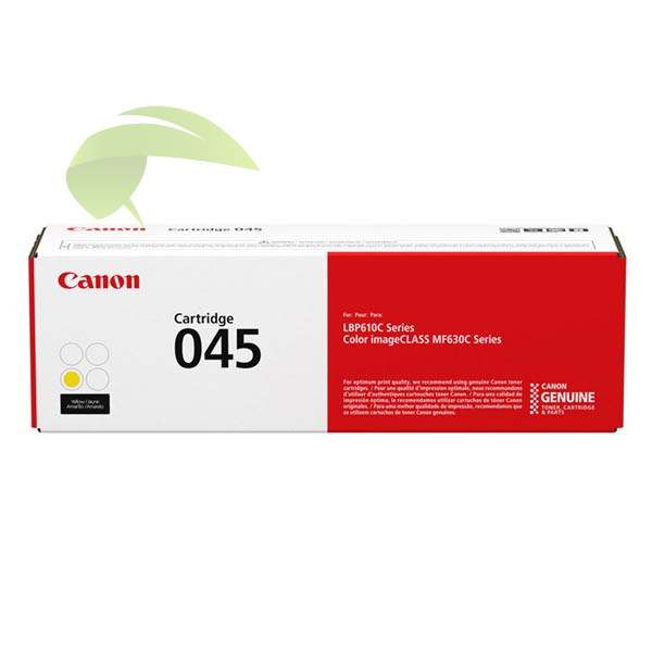 Toner Canon 045, 1239C002 originální žlutý, LBP611Cn/LBP613Cdw/MF631Cdw/MF635Cx