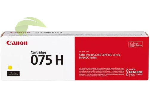 Toner Canon 075H žlutý - originální