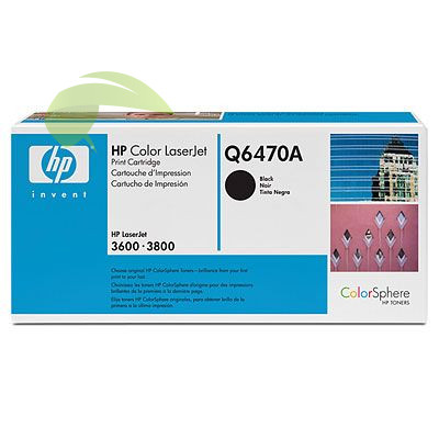 Toner HP Q6470A černý - originální