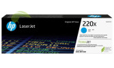 Toner HP 220X, HP W2201X originální cyan, Color LaserJet Pro 4202/4203