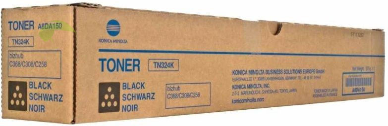 Toner Konica Minolta/Develop TN-324K, TN324K, A8DA150 originální černý, bizhub C258/C308/C368