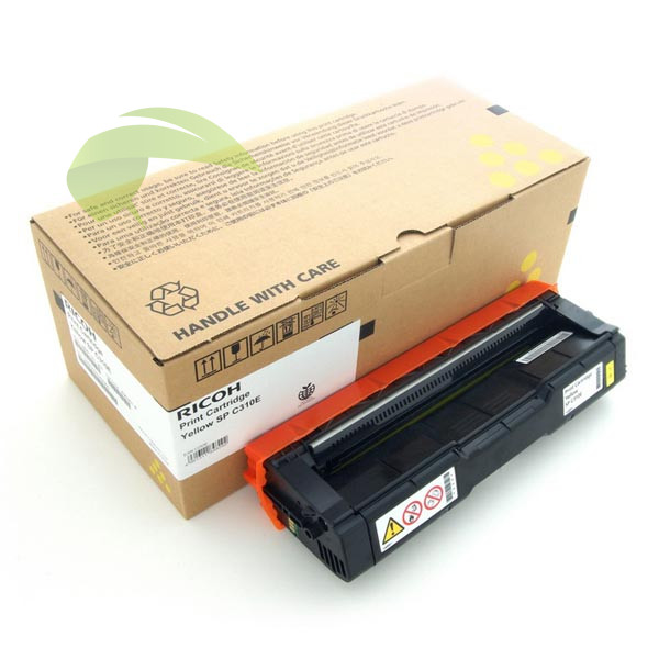 Toner Ricoh SP C310E, 407639 originální žlutý, Aficio SP C231/C232/C242/C312/C320