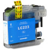 Inkoustová náplň pro Brother LC-223C kompatibilní cyan, DCP-J562DW/DCP-J4120DW/MFC-J480DW