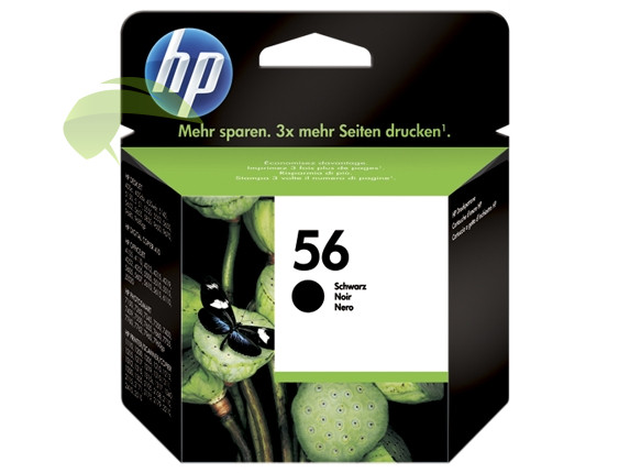 HP C6656AE, č. 56 originální náplň černá, Color Copier dc410, Deskjet 450/5145/5150/5151