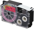 Kompatibilní páska pro Casio XR-18FPK - 18mm × 8m signální, černý tisk / růžový podklad