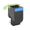 Toner pro Lexmark 80C2SC0, 802SC renovovaný, CX310/CX410/CX510 cyan