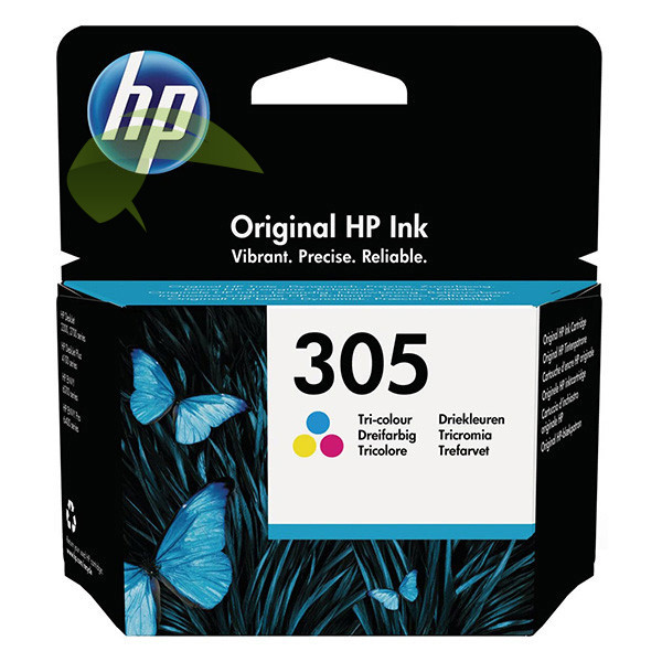 Inkoustová náplň HP 305 barevná, DeskJet 2720/2320/2700/2721/2723 ENVY 6010/6420 originální