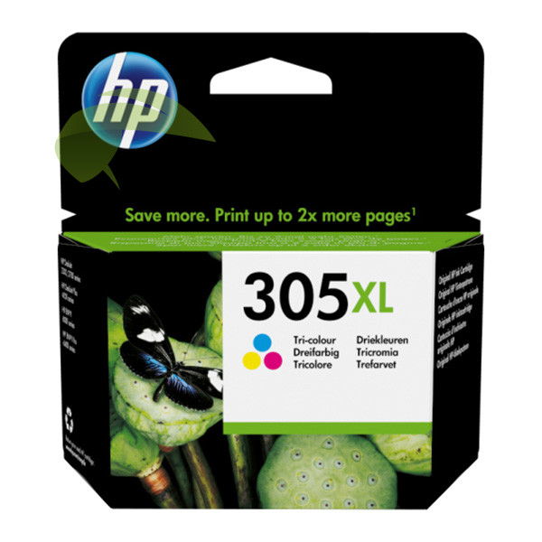 Inkoustová náplň HP 305XL barevná, DeskJet 2720/2320/2700/2721/2723 ENVY 6010/6420 originální