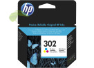 HP F6U65AE originální tříbarevná náplň č. 302 DeskJet 1110/2130/3630 OfficeJet 3830/4650 ENVY 4520