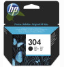 HP 304, HP N9K06AE originální černá, DeskJet 2620/2630/3720/3730