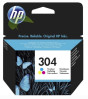 HP 304, HP N9K05AE originální tříbarevná, DeskJet 2620/2630/3720/3730