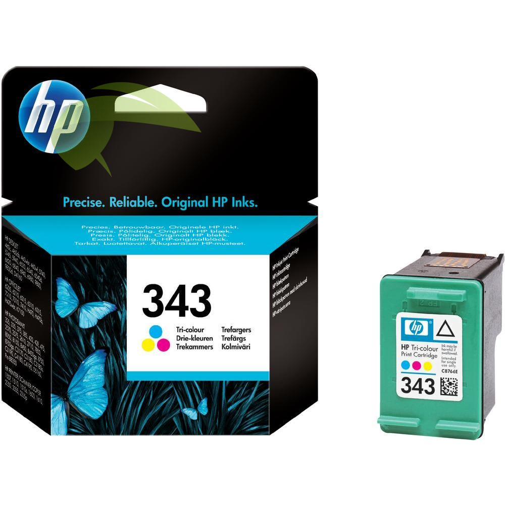 HP C8766EE, č. 343 originální náplň tříbarevná CMY, Deskjet 460/5740/5743/5745/5748