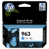 HP 963, HP 3JA23AE cyan originální, OfficeJet 9010/9012/9014/9015
