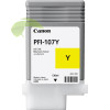 Inkoustová náplň Canon PFI-107Y, 6708B001 žlutá originální, iPF670/680/685/770/780/785