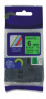 Kompatibilní páska pro Brother TZe-711, 6mm x 8m, černý tisk / zelený podklad