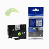 Kompatibilní páska pro Brother TZe-FX221, 9mm x 8m, flexibilní, černý tisk / bílý podklad