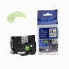 Kompatibilní páska pro Brother TZe-FX251, 24mm x 8m, flexibilní, černý tisk / bílý podklad