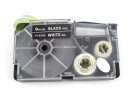 Kompatibilní páska pro Casio XR-9ABK 9mm x 8m bílý tisk / černý podklad